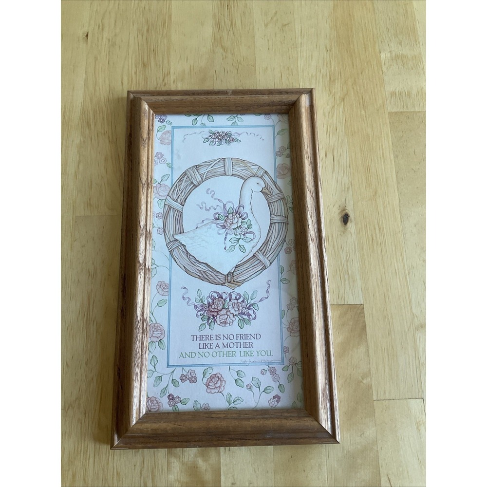 Figi Graphics Framed Wall Art Goose There Is No Friend Like A Mother 90s Cottage